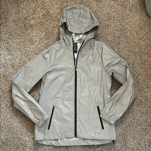 Kyodan Light Gray Outdoor Hooded Shell Jacket